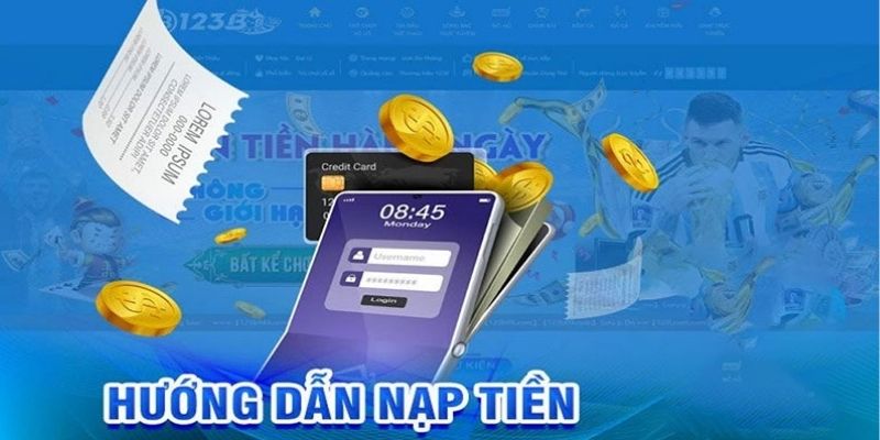 Hướng dẫn nạp tiền 123B chi tiết nhất